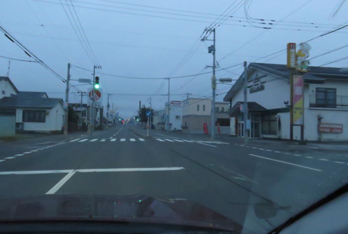 webnews今朝の北見/とん田通り、南大通り交差点から国道39号方向