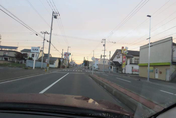 webnews今朝の北見/とん田通り、南大通り交差点から国道39号方向