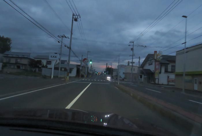webnews今朝の北見/とん田通り、南大通り交差点から国道39号方向