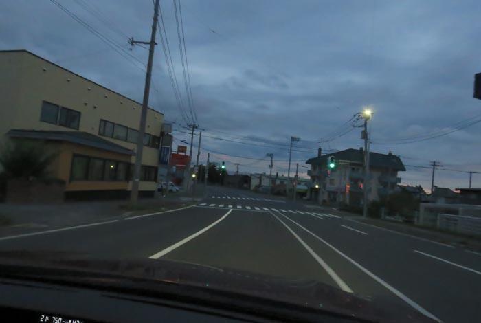 webnews今朝の北見/無加川橋を渡り南大通り交差点方向