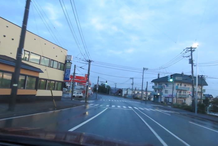 webnews今朝の北見/無加川橋を渡り南大通り交差点方向