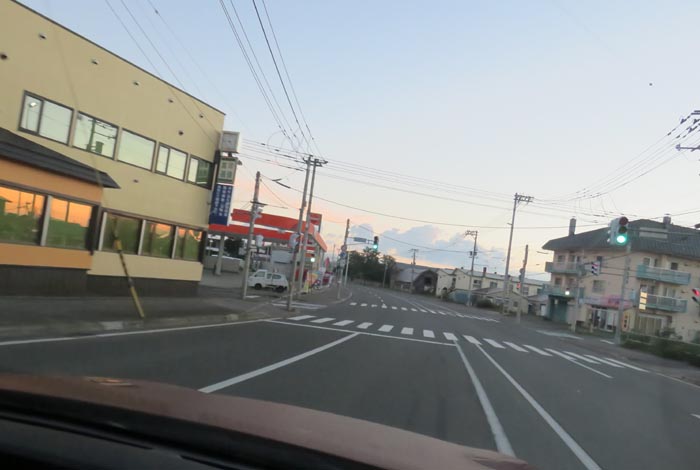webnews今朝の北見/無加川橋を渡り南大通り交差点方向