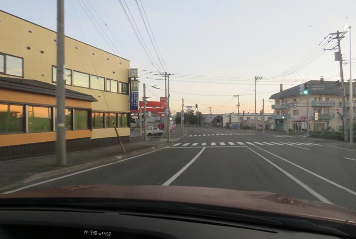 webnews今朝の北見/無加川橋を渡り南大通り交差点方向
