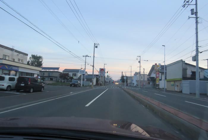 webnews今朝の北見/とん田通り、南大通り交差点から国道39号方向