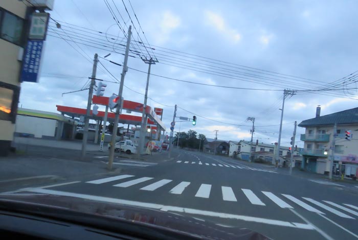 webnews今朝の北見/無加川橋を渡り南大通り交差点方向