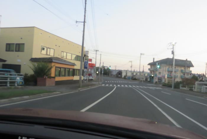 webnews今朝の北見/無加川橋を渡り南大通り交差点方向