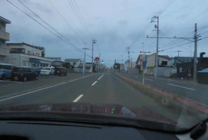 webnews今朝の北見/とん田通り、南大通り交差点から国道39号方向