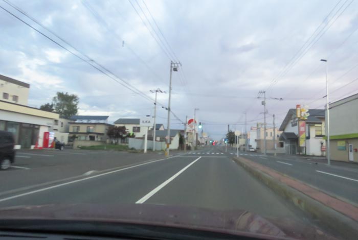 webnews今朝の北見/とん田通り、南大通り交差点から国道39号方向