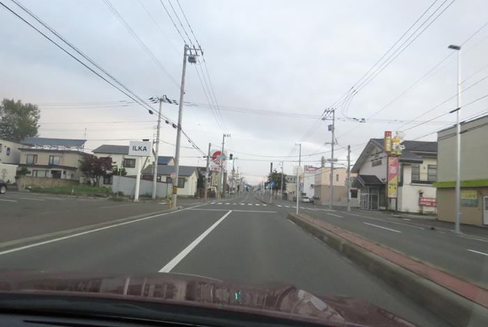 webnews今朝の北見/とん田通り、南大通り交差点から国道39号方向