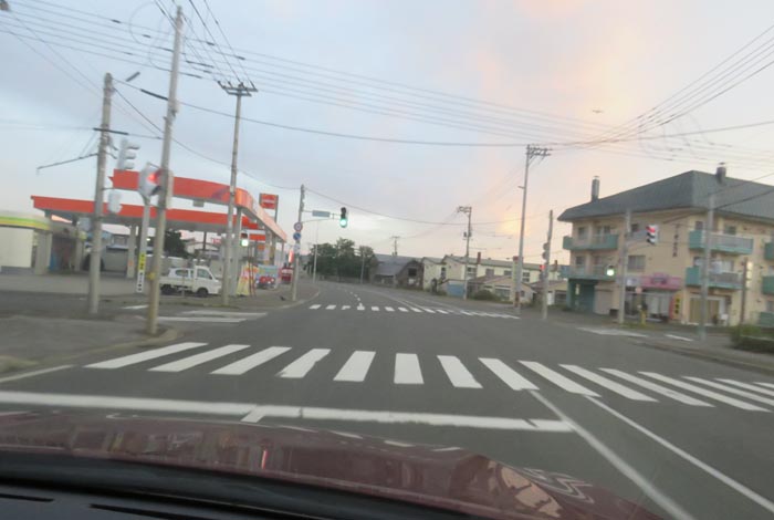 webnews今朝の北見/無加川橋を渡り南大通り交差点方向
