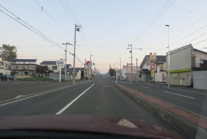 webnews今朝の北見/とん田通り、南大通り交差点から国道39号方向