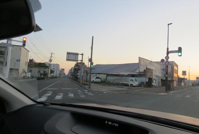 webnews今朝の北見/交差点から北4条通り側のパレスビル方向