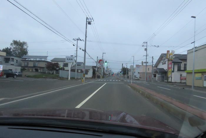 webnews今朝の北見/とん田通り、南大通り交差点から国道39号方向