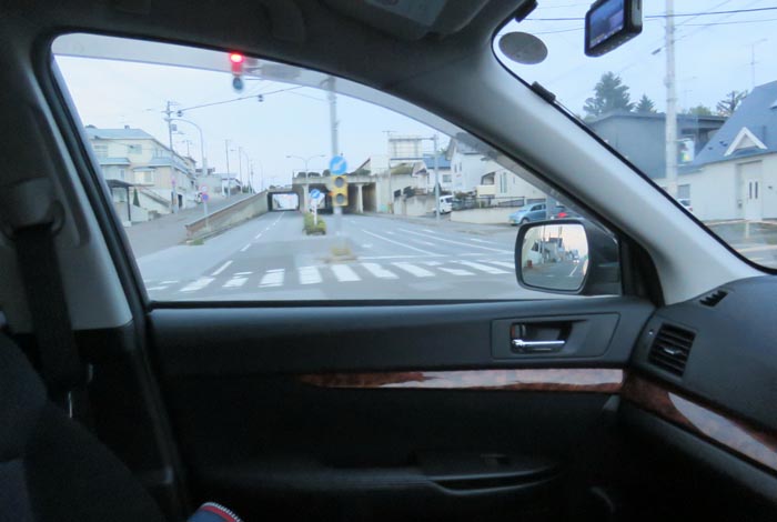 webnews今朝の北見/東9丁目歩道橋の交差点から左