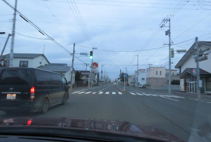 webnews今朝の北見/とん田通り、南大通り交差点から国道39号方向