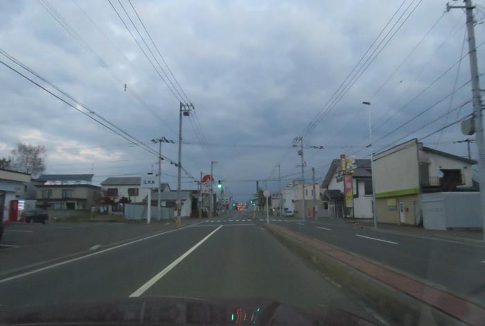 webnews今朝の北見/とん田通り、南大通り交差点から国道39号方向