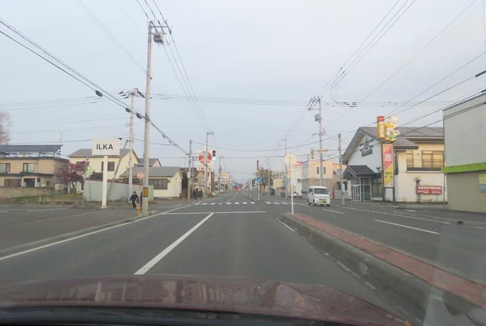 webnews今朝の北見/とん田通り、南大通り交差点から国道39号方向