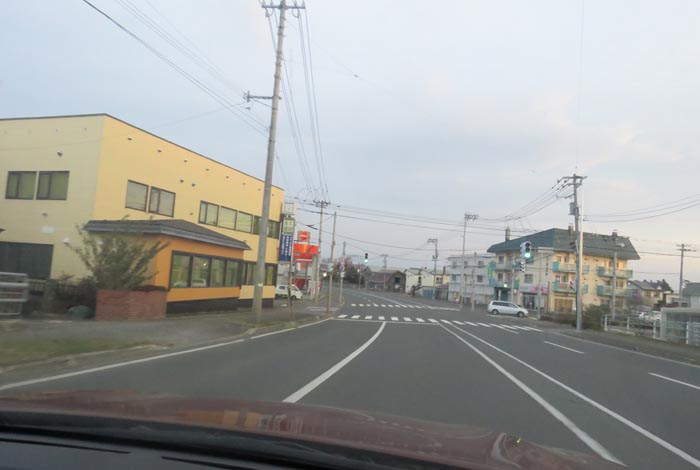 webnews今朝の北見/無加川橋を渡り南大通り交差点方向