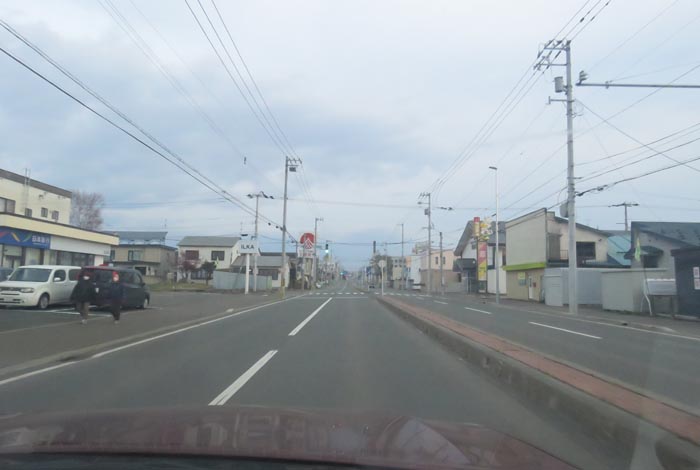 webnews今朝の北見/とん田通り、南大通り交差点から国道39号方向