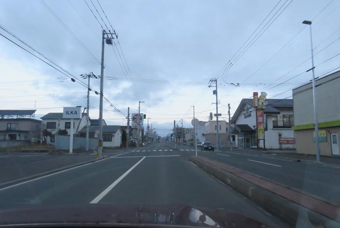 webnews今朝の北見/とん田通り、南大通り交差点から国道39号方向