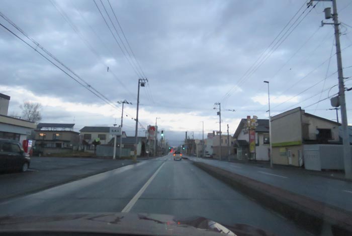 webnews今朝の北見/とん田通り、南大通り交差点から国道39号方向