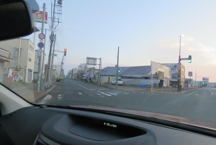 webnews今朝の北見/交差点から北4条通り側のパレスビル方向