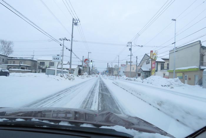 webnews今朝の北見/とん田通り、南大通り交差点から国道39号方向