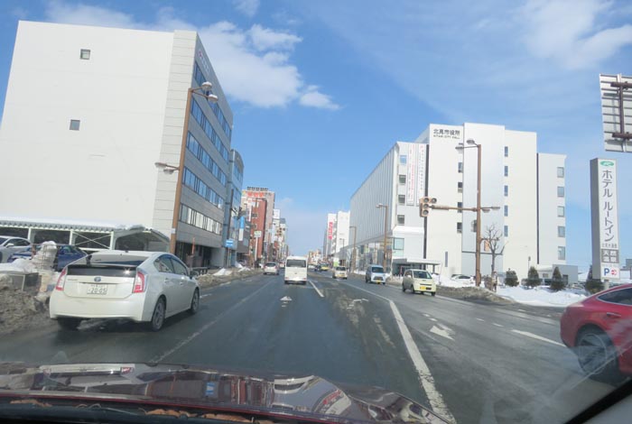 webnews今朝の北見/国道39号、大通り西3丁目、為山堂医院横