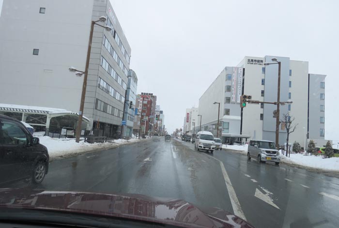 webnews今朝の北見/国道39号、大通り西3丁目、為山堂医院横