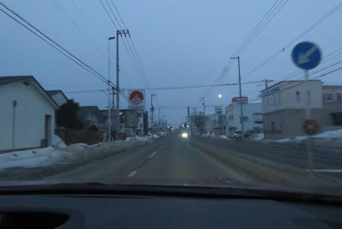 webnews今朝の北見/とん田通り、南大通り交差点から国道39号方向