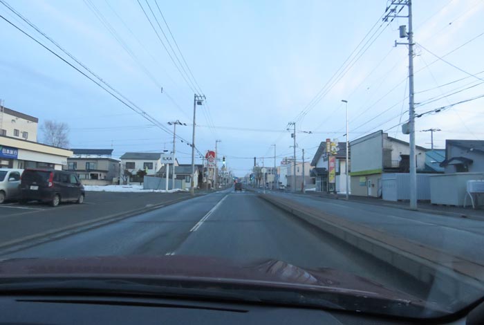 webnews今朝の北見/とん田通り、南大通り交差点から国道39号方向