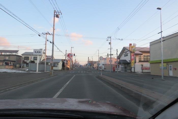 webnews今朝の北見/とん田通り、南大通り交差点から国道39号方向