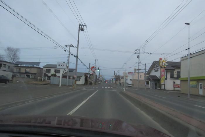 webnews今朝の北見/とん田通り、南大通り交差点から国道39号方向