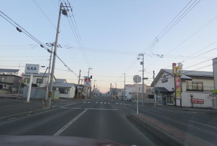 webnews今朝の北見/とん田通り、南大通り交差点から国道39号方向