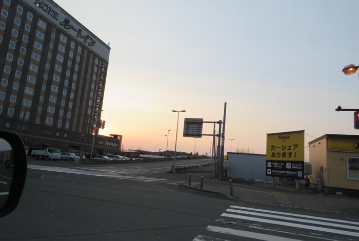 webnews今朝の北見/西4丁目通りの跨線橋側