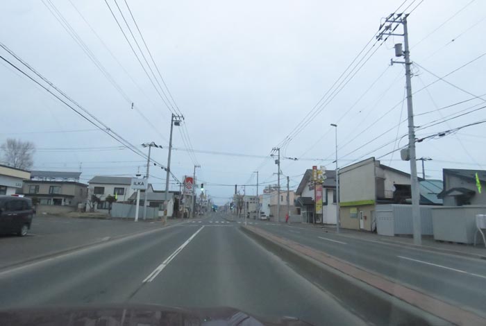 webnews今朝の北見/とん田通り、南大通り交差点から国道39号方向