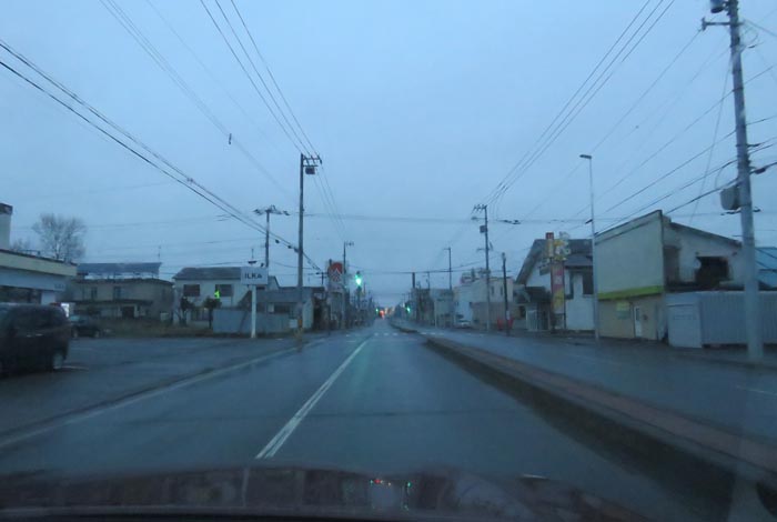 webnews今朝の北見/とん田通り、南大通り交差点から国道39号方向