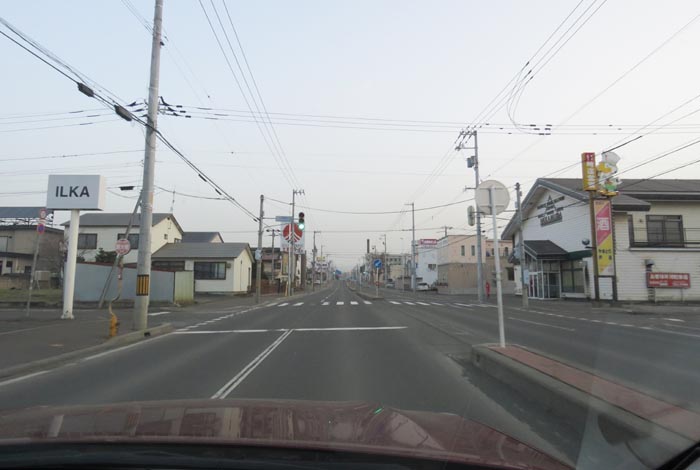 webnews今朝の北見/とん田通り、南大通り交差点から国道39号方向