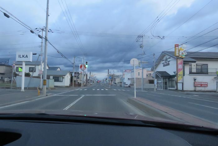 webnews今朝の北見/とん田通り、南大通り交差点から国道39号方向