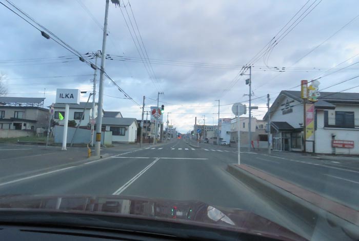 webnews今朝の北見/とん田通り、南大通り交差点から国道39号方向
