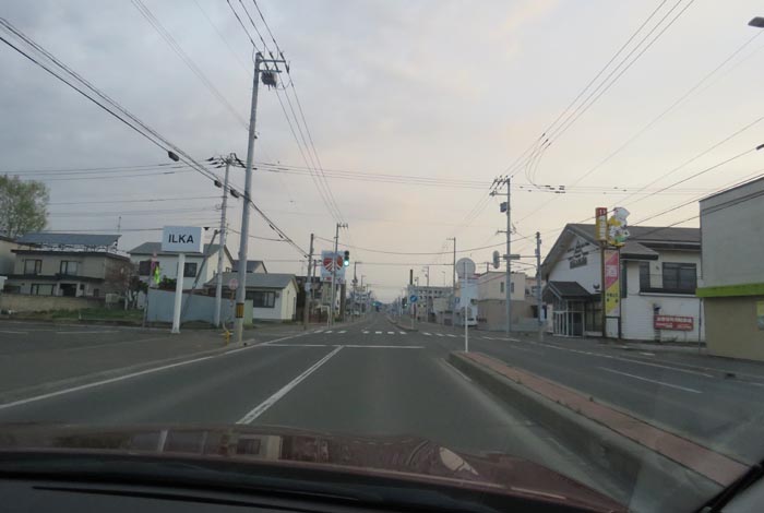 webnews今朝の北見/とん田通り、南大通り交差点から国道39号方向