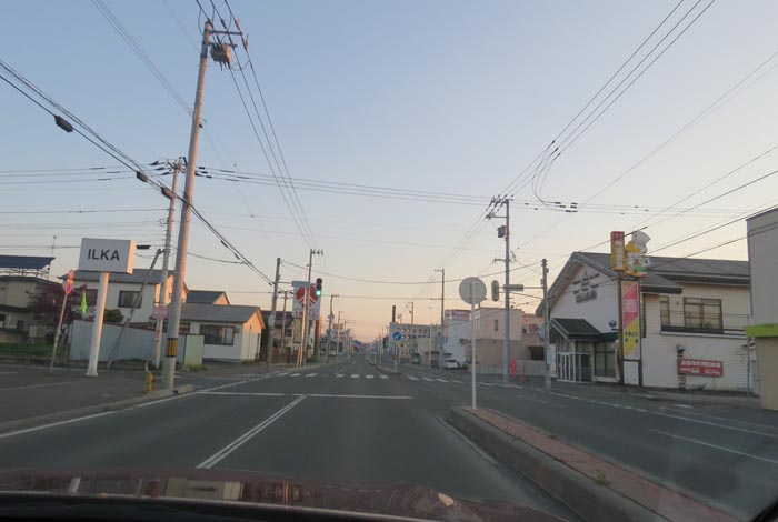 webnews今朝の北見/とん田通り、南大通り交差点から国道39号方向