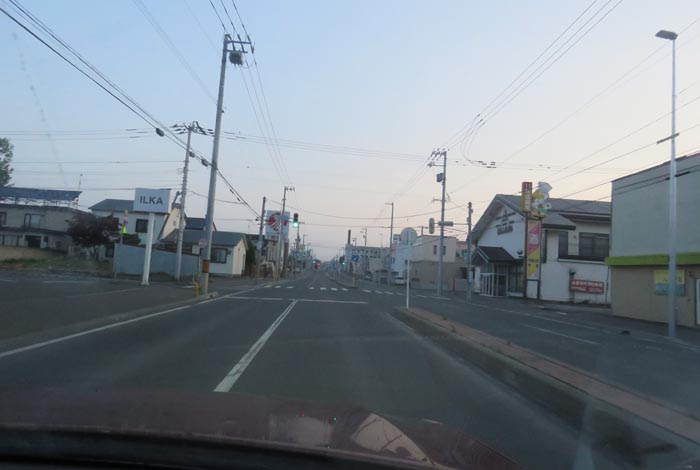 webnews今朝の北見/とん田通り、南大通り交差点から国道39号方向