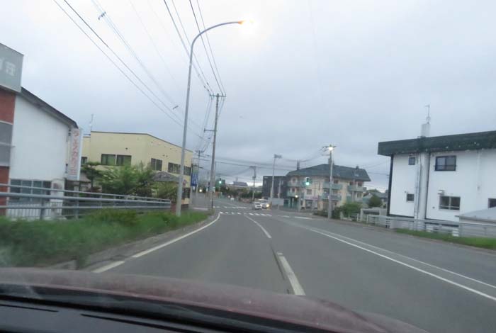 webnews今朝の北見/無加川橋を渡り南大通り交差点方向