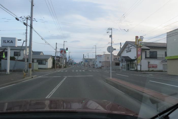 webnews今朝の北見/とん田通り、南大通り交差点から国道39号方向