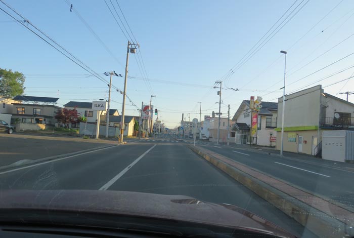 webnews今朝の北見/とん田通り、南大通り交差点から国道39号方向