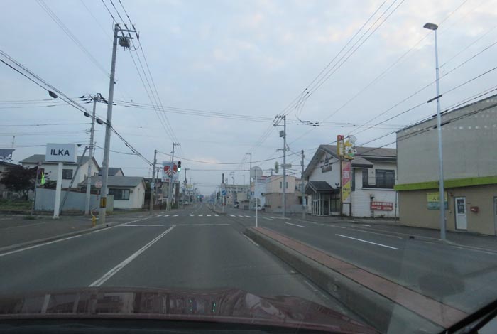 webnews今朝の北見/とん田通り、南大通り交差点から国道39号方向