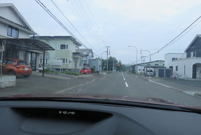 webnews今朝の北見/西5号線、南岸通りの交差点