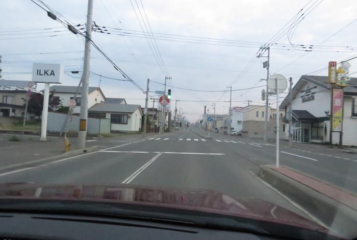 webnews今朝の北見/とん田通り、南大通り交差点から国道39号方向