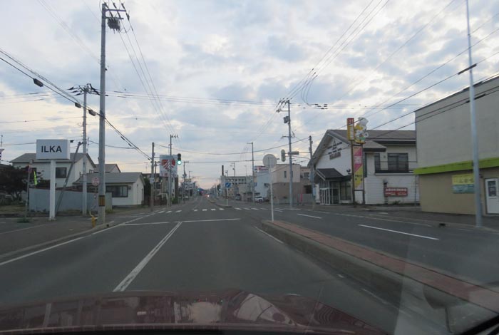 webnews今朝の北見/とん田通り、南大通り交差点から国道39号方向